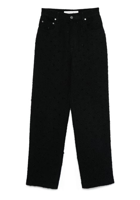 Pantaloni con decorazione in nero Golden goose - donna GOLDEN GOOSE | Pantaloni | GWP00844P00167790100